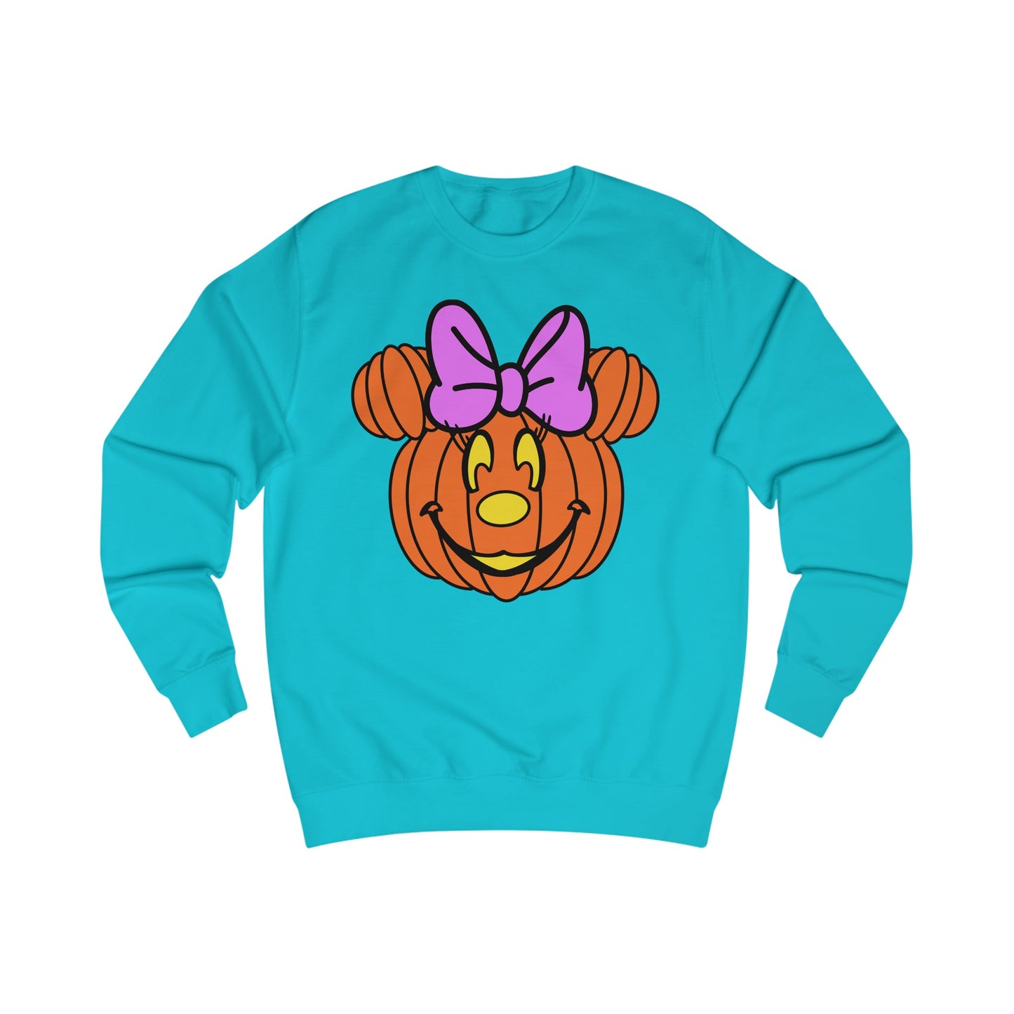 Purple Bow Pumpkin Sweatshirt