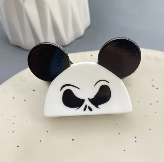 Ghost Mickey Claw Clip