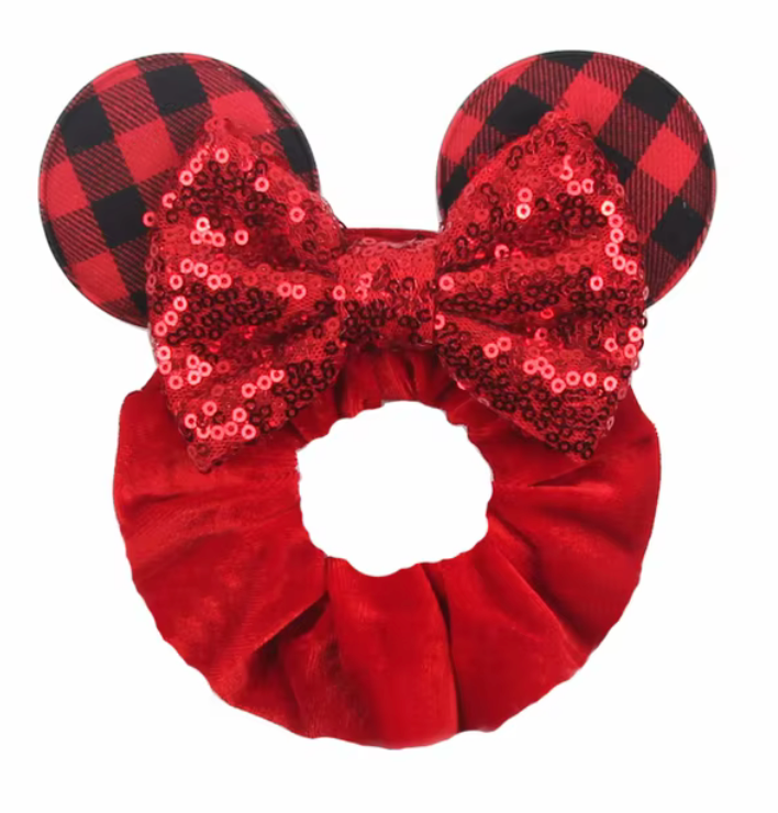 Gingham Scrunchie